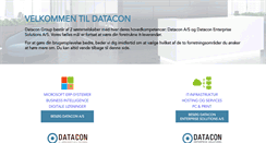 Desktop Screenshot of datacon.dk